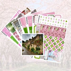 Le Printemps Kit, Erin Condren Planner Stickers